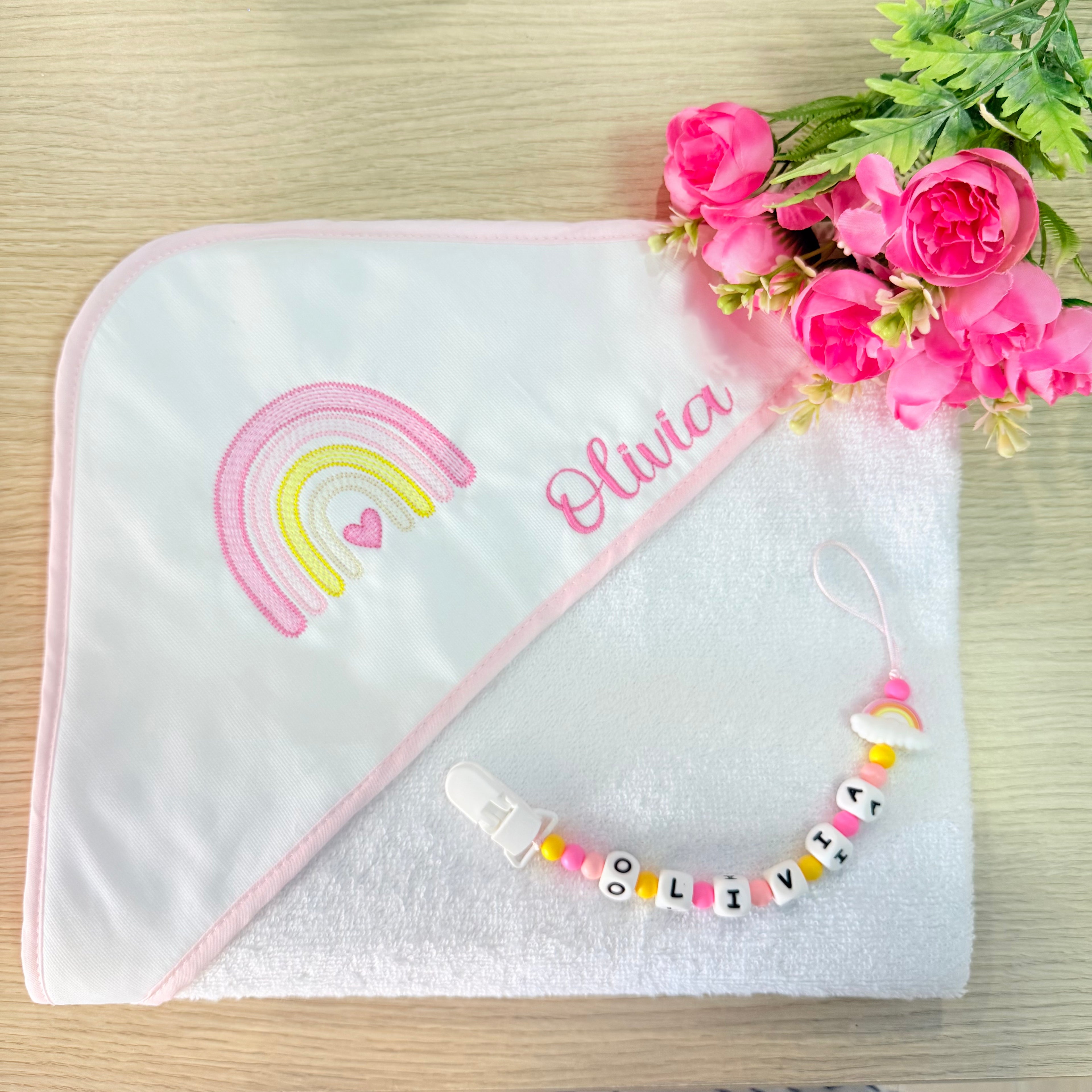 Set Accappatoio e Catenella Arcobaleno