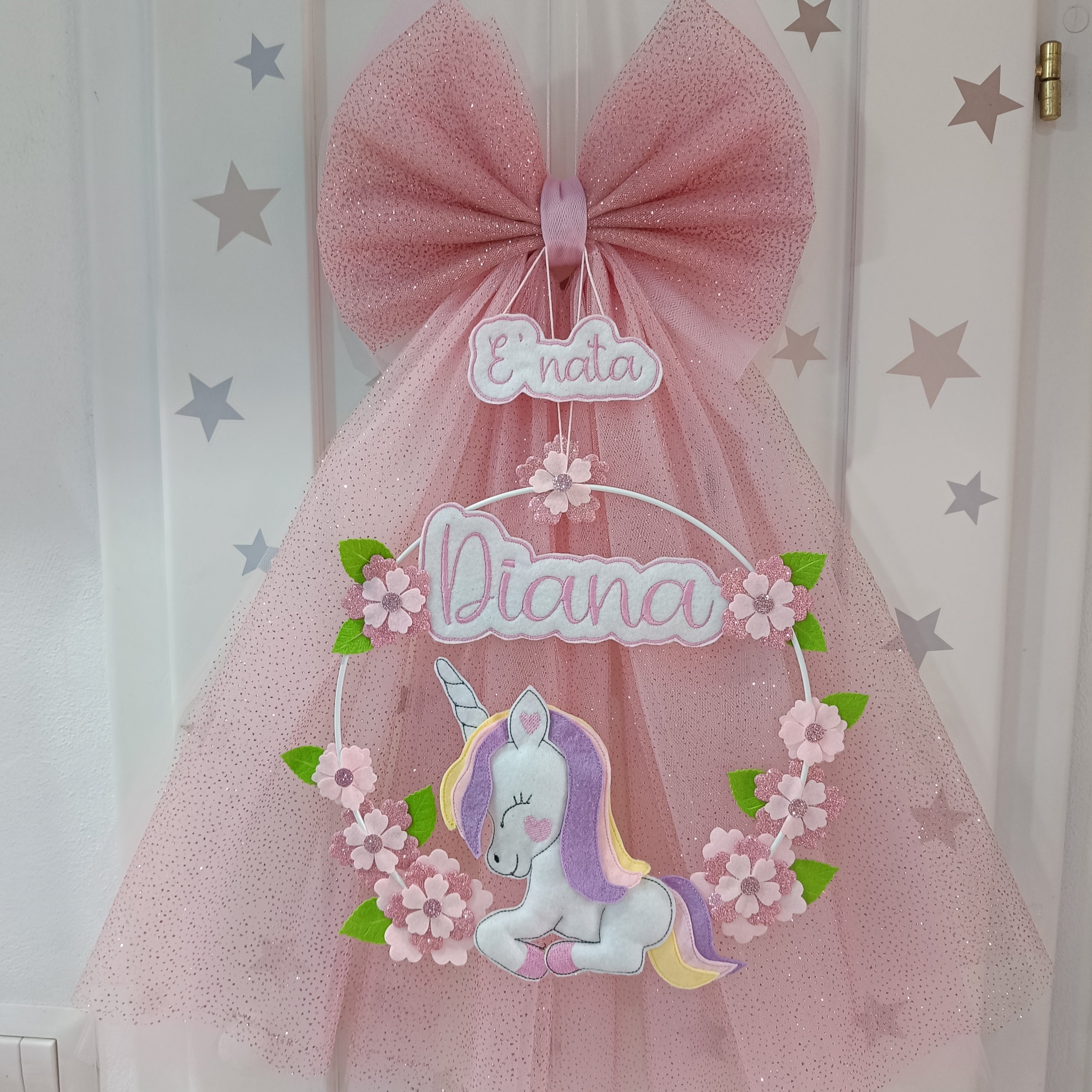 Fiocco Cerchio Unicorno