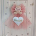 Fiocco Tulle Piccolo Rosa Antico Orsetta